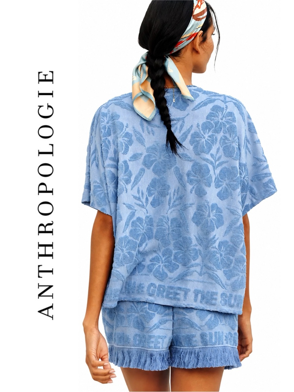 Anthropologie Celandine Terry Jacket